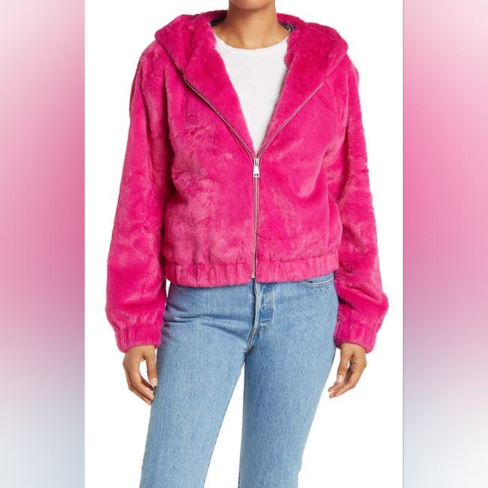 Super Soft Plush Crop Jacket
